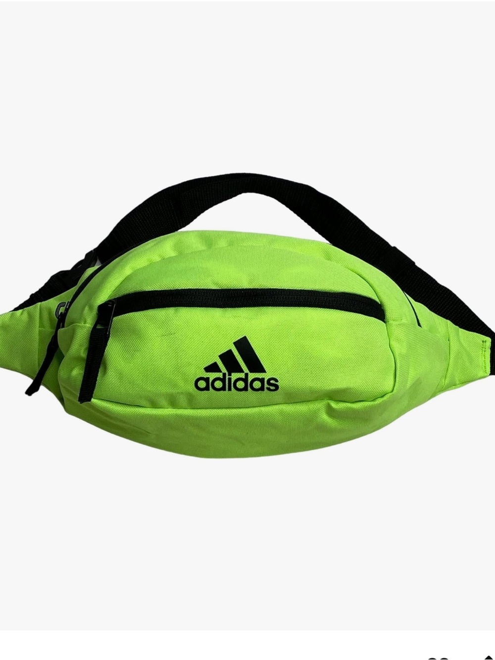 adidas Bright Lime Waist Pack with Black Accents